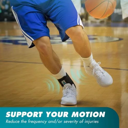 Vista 5 de Med Spec ASO Ankle Stabilizer - Lace Up Ankle Brace for Sprained Ankle and Peroneal Tendonitis, Orthopedic Ankle Support for Men, Women, Adults