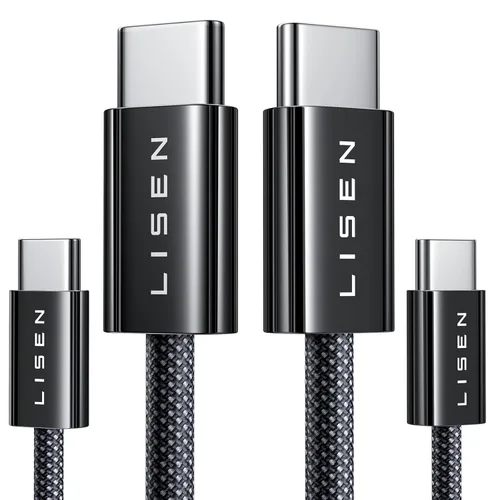 Vista 8 de LISEN para Apple iPad Cargador de Carga Rápida 240W Cable USB C para iPad Pro 13/12.9/11 pulgadas, A16/10ª generación, iPad Air 11/13 midnight