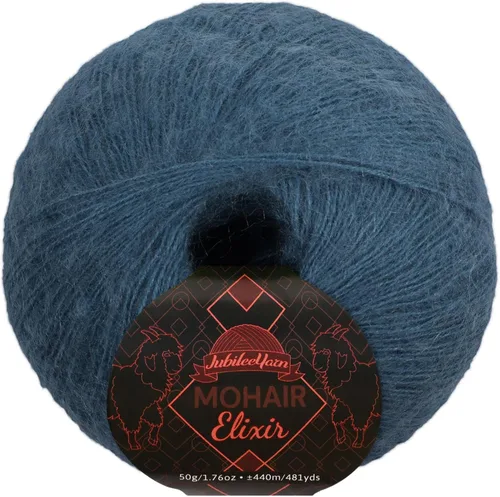 Vista 18 de JubileeYarn Mohair Elixir Yarn - 50g/Skein Baby Wool Blend - Cosmopolitan - 1 Skein