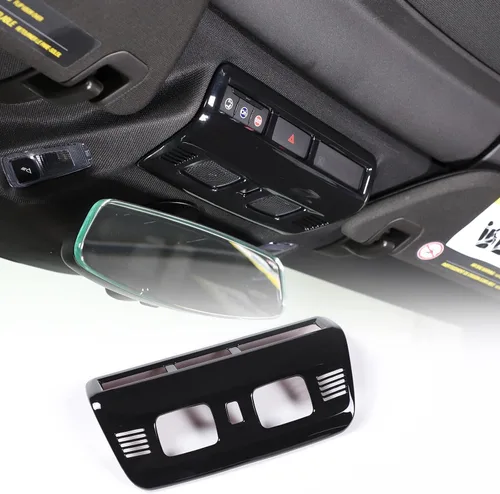Cubierta de lámpara de lectura de techo compatible con Chevrolet Corvette C8 2020-2024, cubierta de luz de lectura superior ABS, decoración de marco