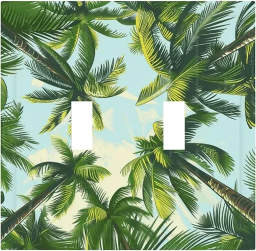 Vista 378 de Cubiertas de salida de impresión de líneas doradas de granito de mármol marrón, 1 palanca y 1 combinación basculante, placa decorativa de pared