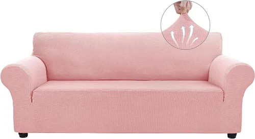 Vista 35 de Asnomy Fundas para Sofá de 3 Cojines Fundas Elásticas para Sofá Fundas Deslizantes, Protector de Mascotas Fundas para Muebles para Perros Gatos Tela