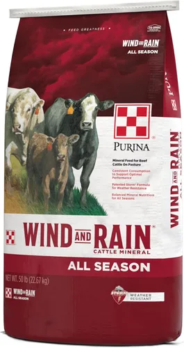 Vista 4 de Purina Animal Nutrition Wind and Rain Storm Texas All Season 7.5 - Mineral completo para ganado