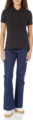 Vista 4 de Tienda Essentials Polo de manga corta para mujer (disponible en tallas grandes)