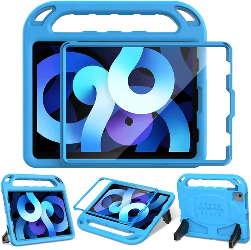 LTROP Funda para iPad Air de 54 generación (20222020), iPad Pro 11 2022202120202018, protector de pantalla integrado, funda para niños con soporte a