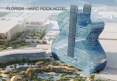 Vista 2 de Imanes para refrigerador de Florida USA United States (1 pieza, estilo: Hard Rock Hotel #FL6)