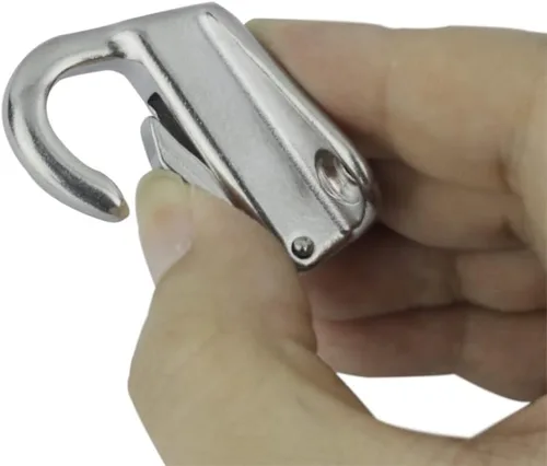 Vista 4 de 316 Stainless Steel Fender Hooks Boat Hardware Clothes Fender Hanger Hooks of 5 Pcs