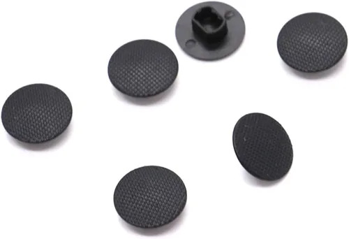 Vista 3 de Huele 5Pack Negro Analog palanca de mando Stick Botón paraTapa para Sony PSP 1000