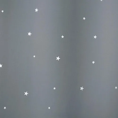 Vista 4 de Anjee Cortina opaca con diseño de estrellas.