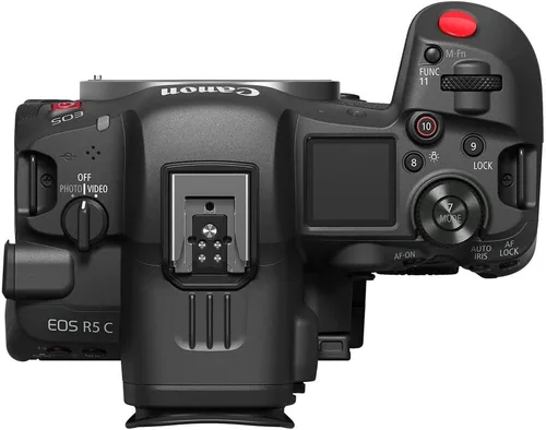 Vista 4 de Canon Cámara de cine sin espejo EOS R5 C (5077C002) + tarjeta SD resistente Sony de 64 GB + bolsa + cargador + batería LPE6 + lector de tarjetas +