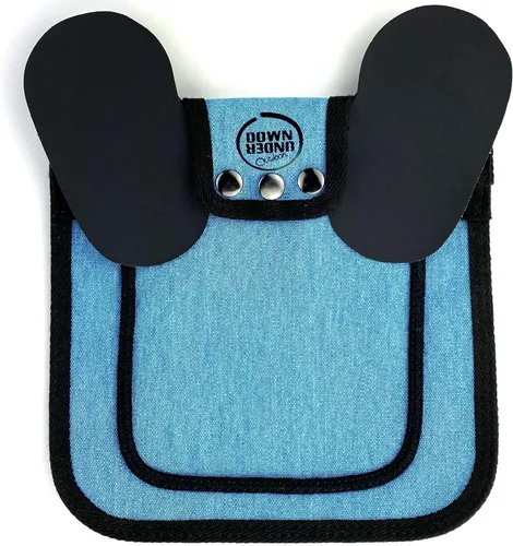 DOWN UNDER OUTDOORS Sillín para pollo mediano-grande con correas ajustables, delantal para pollo, protector de aves de corral, suministros para Azul