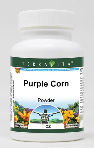 Polvo de maíz púrpura (1 oz, ZIN: 521221)
