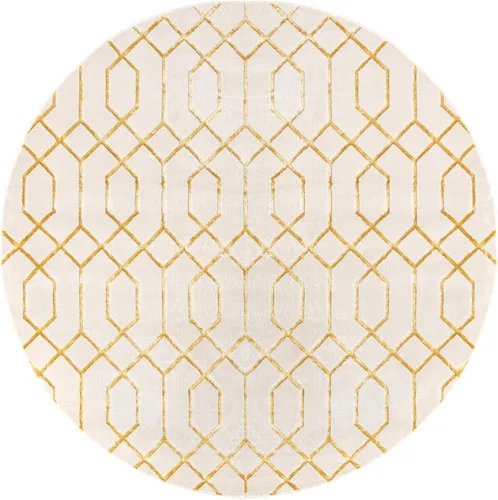 Vista 48 de Marilyn Monroe Glam Collection - Alfombra de área con diseño enrejado (2 x 3 pies, rectangular, azul marino y dorado)