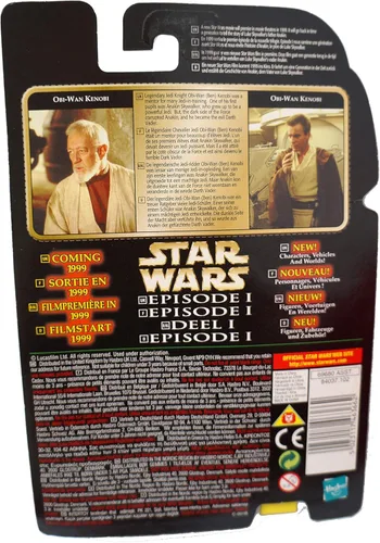 Vista 5 de Star Wars Power of the Force Obi Wan Kenobi Flashback Foto con sable de luz