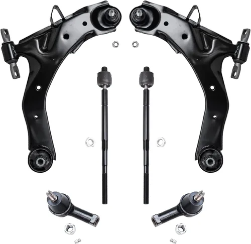 Vista 154 de Detroit Axle - Kit de extremo delantero RWD para Chrysler 300 Dodge Charge Challenger 2011-2019, 2 brazos de control inferiores traseros 2 rótulas