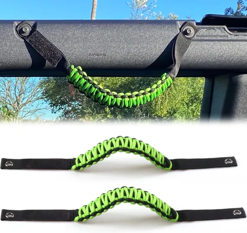 Vista 16 de Asas de agarre de barra antivuelco para Ford Bronco 2021 2022 2023 2024 2025 2 accesorios de 2 puertas y 4 puertas, mango de agarre de paracaídas