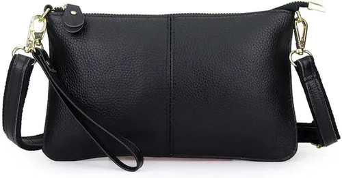 Vista 2 de Cartera de cuero vegano con correa de hombro y muñeca para Moto E G Power Motorola One 5G AceGalaxy S21 Ultra S20 FE A52 A32 A42iPhone 13 BLU G91