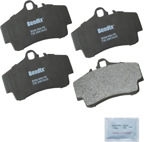 Vista 98 de Bendix Priority1 CFC154 - Juego de pastillas de freno de disco para Avanti II, Century, LeSabre, Regal, Riviera, chasis comercial, DeVille