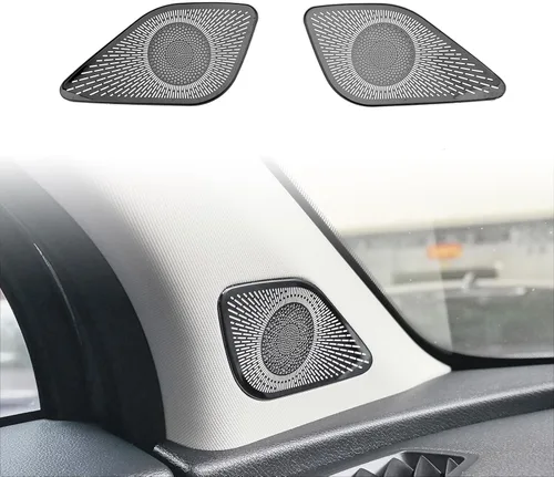 Vista 3 de YOUTOOCAR Cubiertas de aleación para altavoces de puerta de automóvil, cubiertas de altavoz de audio para tweeter, compatible con accesorios Kia