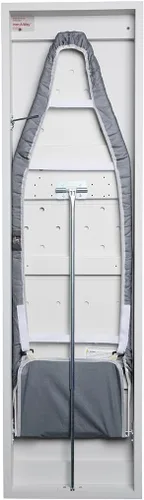 Vista 7 de TIVIT Funda para tabla de planchar Handi-Press Iron-A-Way para montar en la pared, correas ajustables de 42 a 46 pulgadas de largo, Alumitek