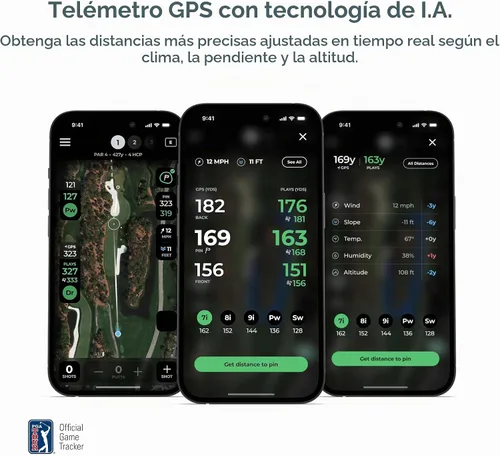 Vista 17 de Paquete de sensores inteligentes Arccos - Sensores de humo de 4ª generación, Link Pro y membresía del primer año Verde/Negro