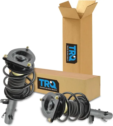 Vista 180 de TRQ Conjunto de Amortiguador y Resorte Delantero Cargado con Resorte Helicoidal Pre-ensamblado Compatible con Jeep Cherokee Limited AWD 14-22 Sin