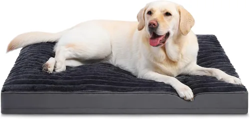 Vonabem Cama para perros Jumbo lavable con funda extraíble impermeable, camas para perros XXXL XXL XL grandes jumbo, camas antideslizantes para