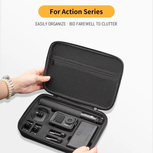 Vista 2 de Estuche de Almacenamiento y Transporte Osmo Action 5 Pro para DJI Osmo Action 5 Pro/Action 4 3, Bolsa Dura de Viaje Impermeable Compatible con DJI