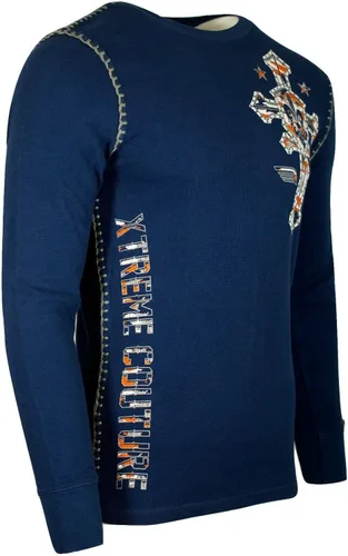 Vista 6 de Xtreme Couture Camiseta térmica para hombre Affliction Soldier of Faith