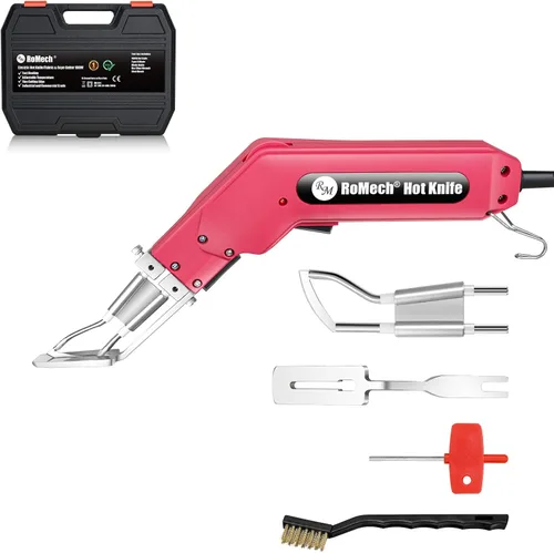 Vista 2 de Cortador de tela cortador de cuerda-Pro Electric Hot Knife+Piezas de repuesto (cuchilla R)