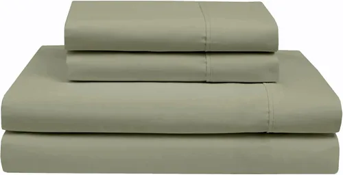 Vista 25 de Rajlinen Juego de sábanas de algodón Giza de tamaño individual, 100% algodón egipcio Giza certificado, juego de sábanas de lujo de 4 piezas