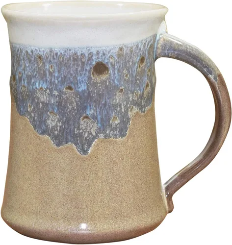 Vista 12 de Clay in Motion Taza grande (Cobalt Canyon)