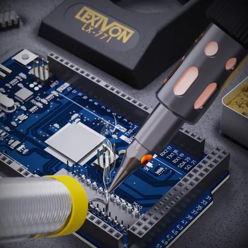 Vista 7 de LEXIVON Kit multifunción de antorcha de butano Estación de soldadura de autoencendido, prémium, con llama ajustable Grado Profesional