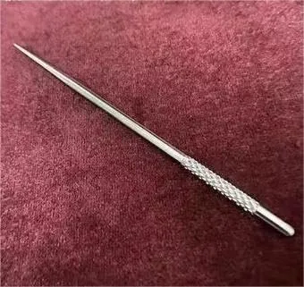 Vista 5 de bonmall Juego de palillos de dientes de acero inoxidable para dientes, herramienta de limpieza dental reutilizable con soporte para picnic al aire