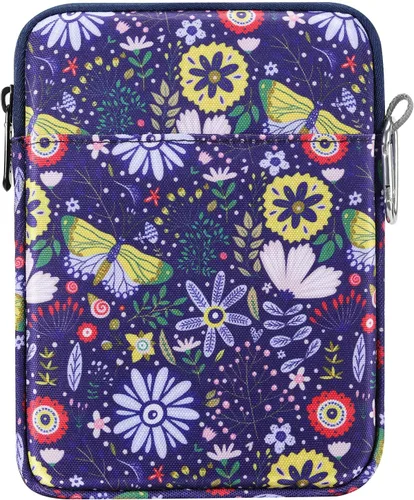 MoKo Funda para Kindle de 6 a 7 pulgadas, funda protectora de nailon compatible con Kindle Paperwhite 2021, Fire 7 2022, totalmente nuevo