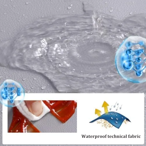 Vista 7 de Graphene Heated Carpet, Electric Area Rug with Adjustable Temperature Timer, 100x150cm Heated Floor Mat for Home/Office, Energy-Efficient Heating