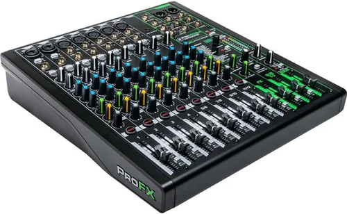 Vista 9 de Mackie ProFX6v3+ Mezclador analógico profesional de 6 canales con USB, preamplificadores de micrófono Onyx, motor de efectos GigFX y Bluetooth