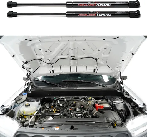 Vista 5 de Redline Tuning 21-11041-02 Sistema Quicklift Plus de capó compatible con Ford Maverick 2022+ (todos los componentes negros - sistema atornillado)