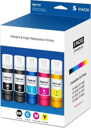 522 Botones de recarga de tinta para ET-2800 ET-2400 ET-4800 ET-2803 Compatible con recarga de tinta E-pson 522 para Eco Tank ET2800 ET2400 ET4800