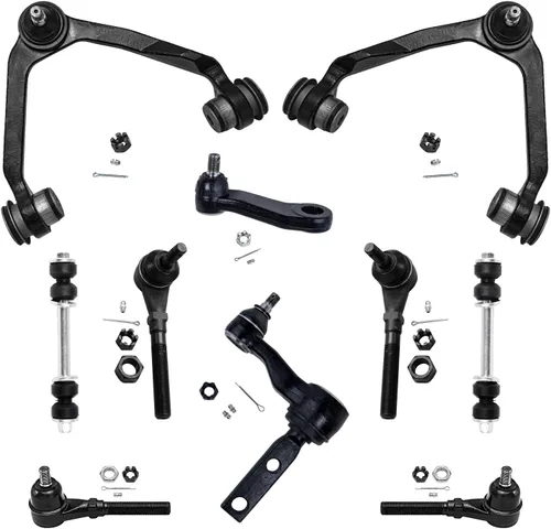 Vista 179 de Detroit Axle - Kit de suspensión delantera de 10 piezas para Chevrolet Trailblazer GMC Envoy 2002-2009 2003 2004 2005 2006 2007 2008 Brazos