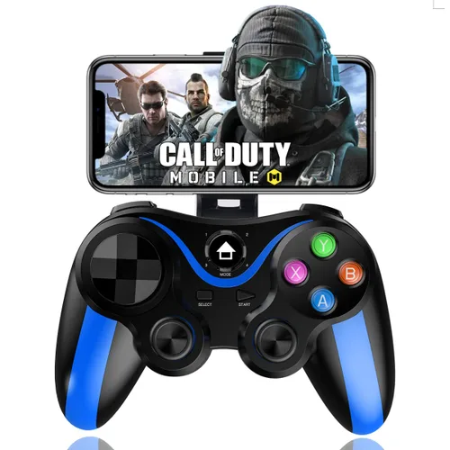 Vista 9 de arVin Wireless Game Controller for iOS & Android, Bluetooth Gamepad Joystick with Phone Holder for iPhone 15/14/13/12, Samsung Galaxy S22/S21/S20