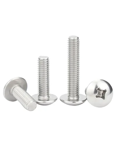 Vista 4 de IMScrews Tornillos de cabeza Phillips #6-32 × de 1/2 pulgada, tornillos de máquina de acero inoxidable 304, paquete de 200