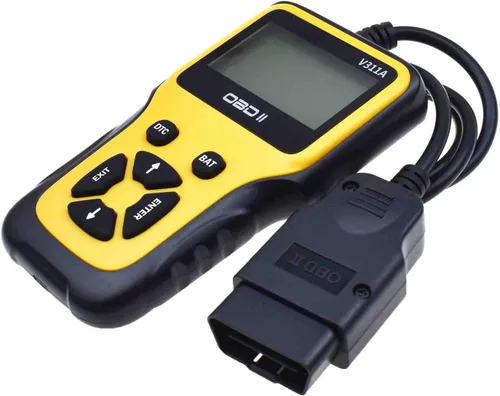 Vista 2 de Escáner OBD2, lector de código OBD II mejorado para automóvil, diagnóstico de fallas automotrices universal de mano con herramienta de prueba