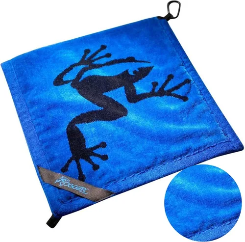 Vista 10 de Frogger Amphibian - Toalla de golf 2 en 1 con tecnología húmeda y seca, Navy Seals, accesorio premium para bolsa de golf con clip de mosquetón