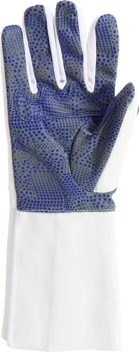 Vista 3 de LEONARK Guantes acolchados de esgrima para espada y sable de aluminio, manoplas de cuero para práctica de esgrima y combate, 1 paquete Mano izquierda