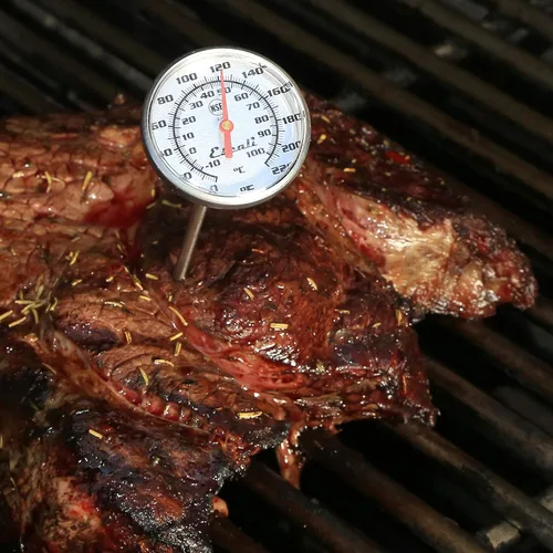 Vista 5 de Escali AH3 NSF Certificado Comercial de lectura instantánea Termómetro de esfera grande con clip, color plateado