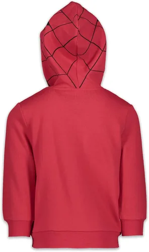Vista 2 de Marvel Spider-Man Spider-Verse Venom - Sudadera con capucha con cremallera para niños pequeños a niños grandes
