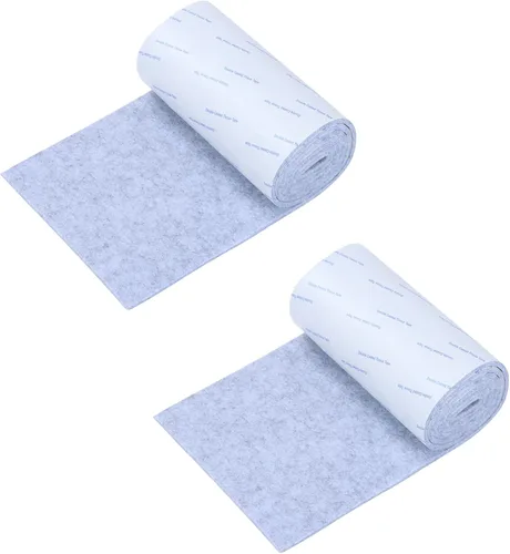 Vista 11 de Almohadillas de fieltro para muebles, cinta de fieltro cortable antideslizante autoadhesiva beige, rollo de tiras de fieltro de alta resistencia
