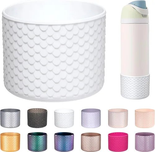 Vista 28 de Silicone Boot for Owala Water Bottle 24oz 32oz 40oz, Anti-Slip Protective Sleeve Bottom Bumper Protector for FreeSip, Twist, and Flip Stainless