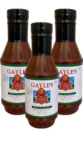 Vista 7 de Gayle's Sweet 'N' Sassy Salsa de barbacoa original para barbacoa, 1 galón